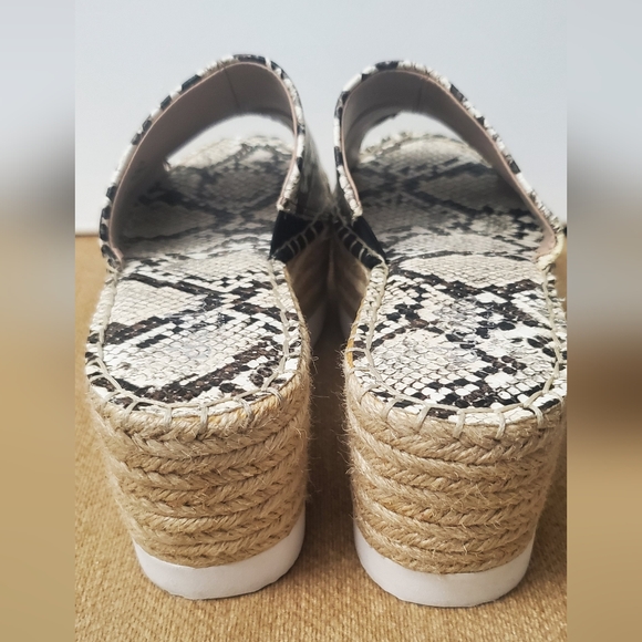 SZ 6 CHARLES PLATFORM SNAKESKIN PRINT SLIDE - Picture 8 of 9